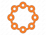 Эластичный элемент муфты, аналог MH-130 HYPERFLEX MITSUBOCHI, Product Code 33-99-94107, Polyurethane, Image №1